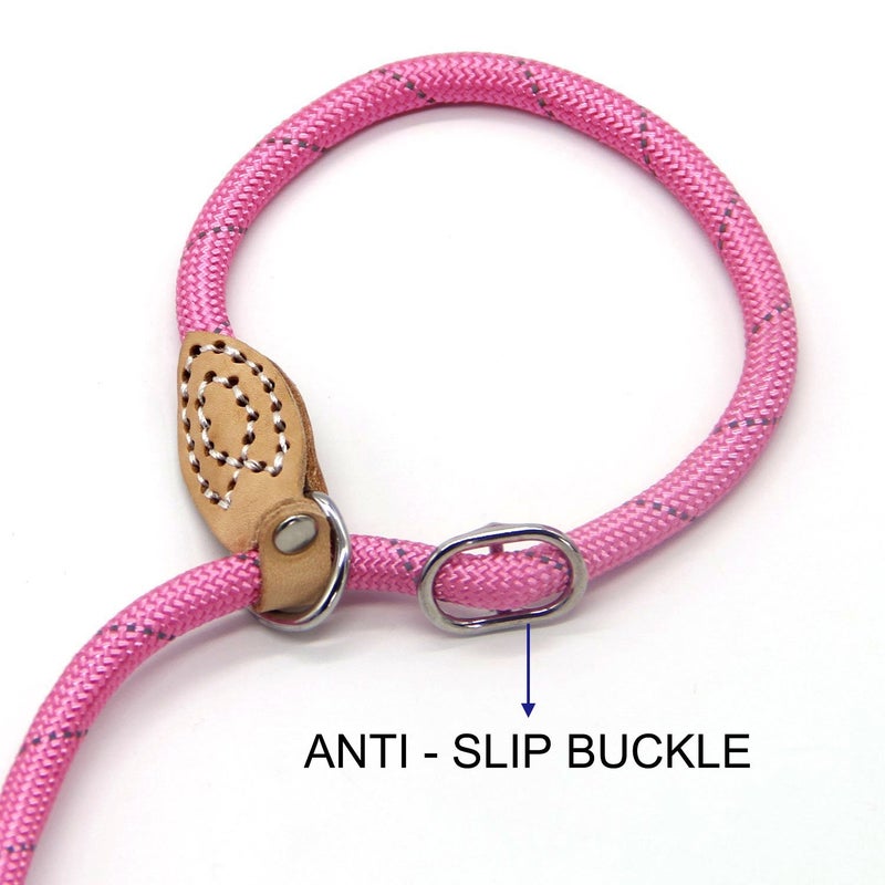 Coolrunner 5 FT Highly Reflective Nylon Dog Leash Standard Training Adjustable Pet Slip Lead for Small and Medium Dogs(10-80 lb) - Image 4